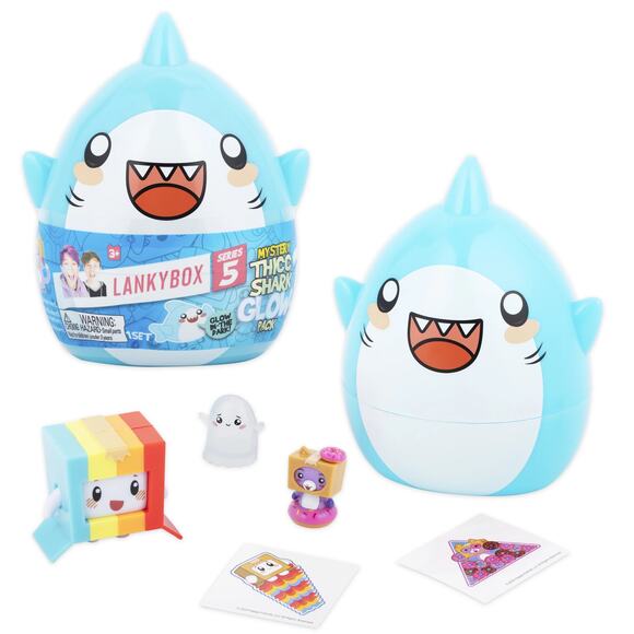 LankyBox Mystery Thicc Shark Glow Pack, Series 5 - NEW SEALED - Picture 1 of 5